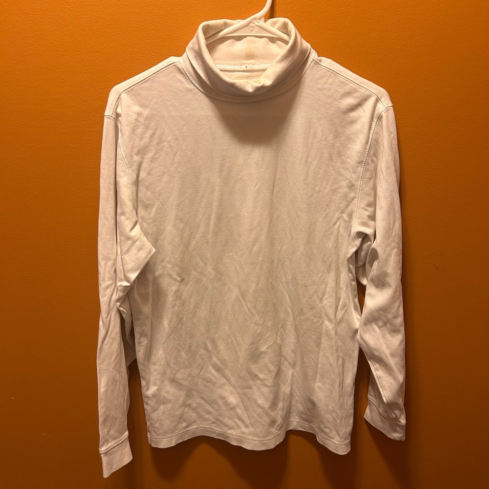 L.L. Bean white turtleneck
